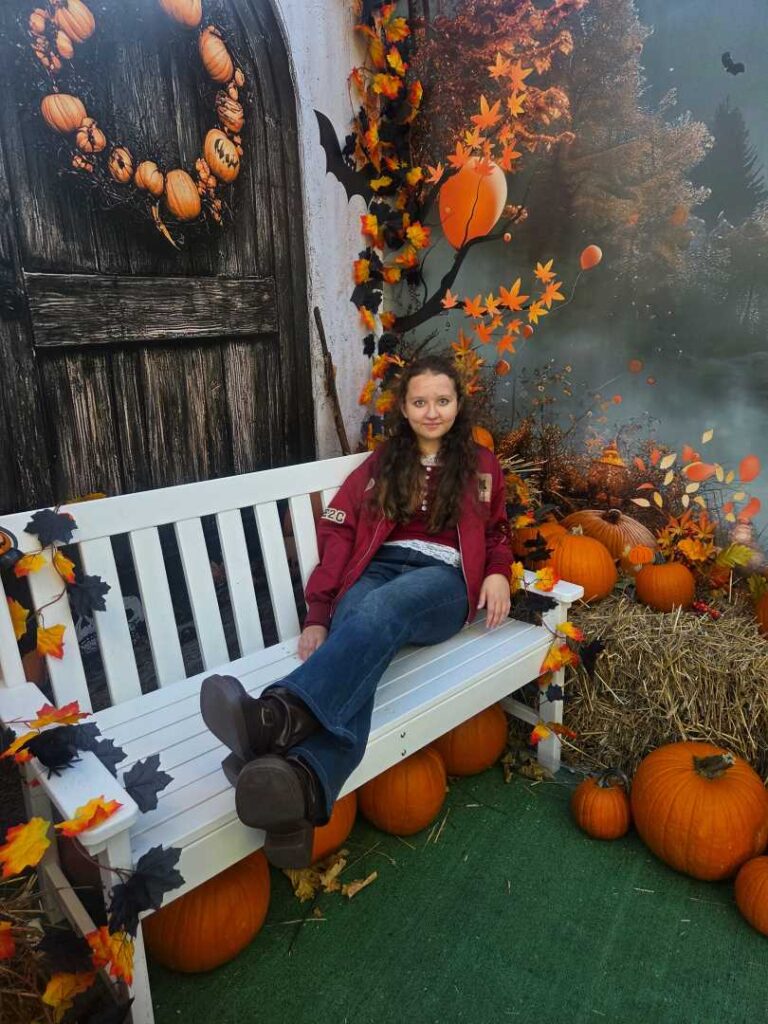 Halloweenowa ścianka