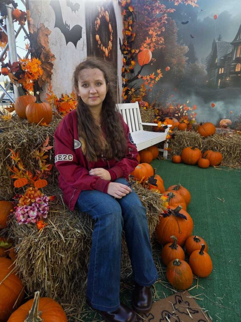 Halloweenowa ścianka